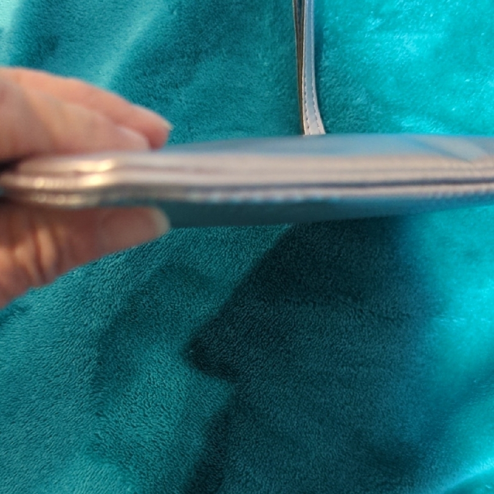 Salvatore Ferragamo Metallic Clutch - Picture 6 of 9
